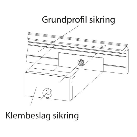 Grundprofil For Sikringsversion Mm Glasv Gge Hansen Lellinge A S