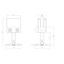 Glasv�gsfod, 60 mm