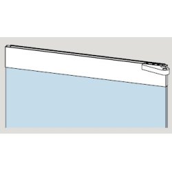 Dorma 04.035/036/037/038 TA76 bund- topskinne venstre/h�jre m/leje f/gulvd�rlukker t/d�re i ramme