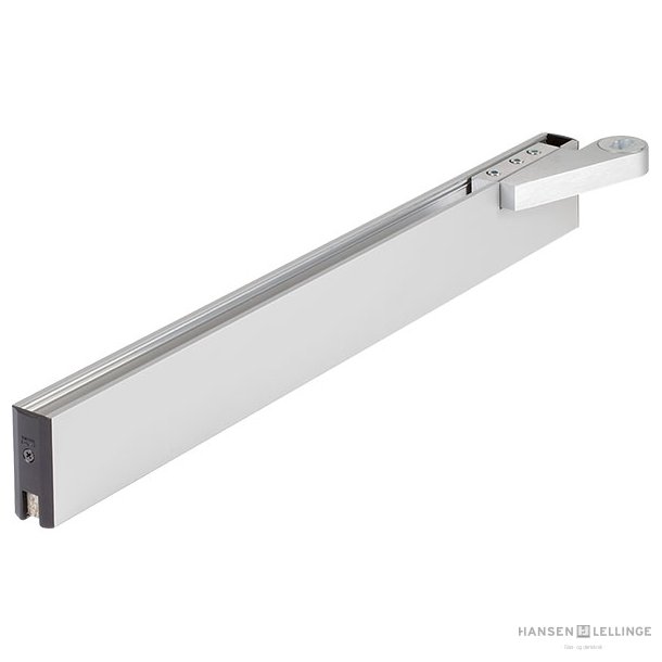 Dorma 04.031/032/033/034 TA76 bund og topskinne  venstre/h�jre u/l�s, m/BTS-arm f. gulvd�rlukker