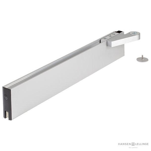 Dorma 04.139 TA100 venstre    u/l�s bund m/BTS-indsats alu natur anslagsd�r, fri bagkant