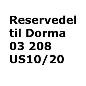 Dorma 03.214 d�kkapper f/US10 alu natur alu natur 