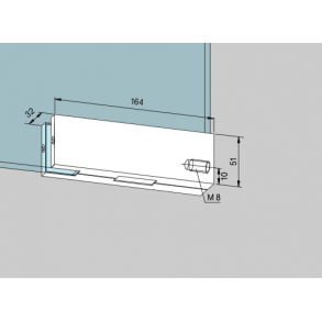Dorma 03.230 GK30 alu slutblik  