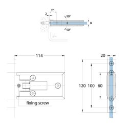 Milano 06115.** brusehngsel