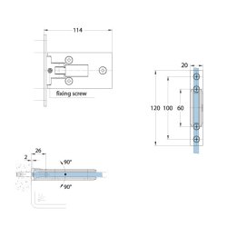 Milano Pur 07115.** brusehngsel