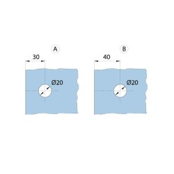 Milano Pur 07193.** fastglasbeslag