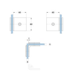 Milano Pur 07193.** fastglasbeslag
