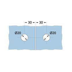 Milano Original 07499.** fastglasbeslag