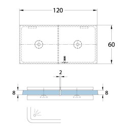 Milano Original 07499.** fastglasbeslag