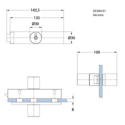 Wellness 0938*.91 vridels med indikator