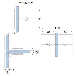 Wellness 09403.55 fastglasbeslag
