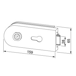 10.202 Studio Rondo ls for euro cylinder 