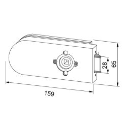 10.211 Studio Rondo fallels uden cylinder, for grebsroset
