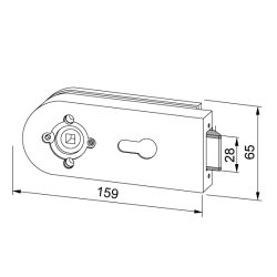 10.212 Studio Rondo ls for euro cylinder, for grebsroset