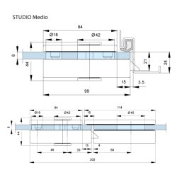 10.510 Studio Medio ls uden cylinder