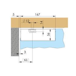 Unica 100E20 topbeslag