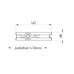 Unica 100E20 topbeslag