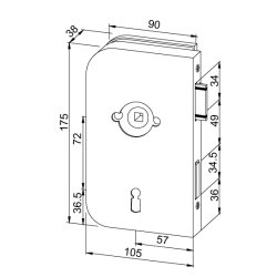 11.202 Office Junior mellemdrsls, for grebsroset