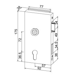  11.280/11.281 Office Classic for eurocylinder