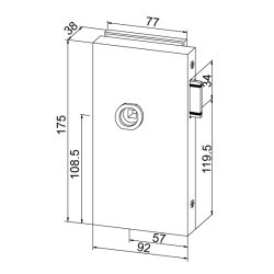 11.284/11.285 Office Classic ls uden cylinder