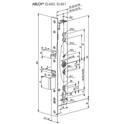Abloy EL461 magnetl�s smalprofil