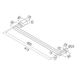 Hndkldestang med knop