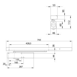 TS5000L 120073 BG R-glideskinne