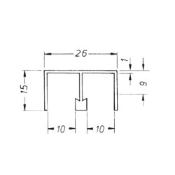 Supra dobb. fringsprofil