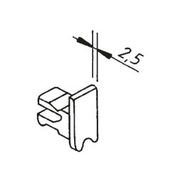 Supra lukket endekappe