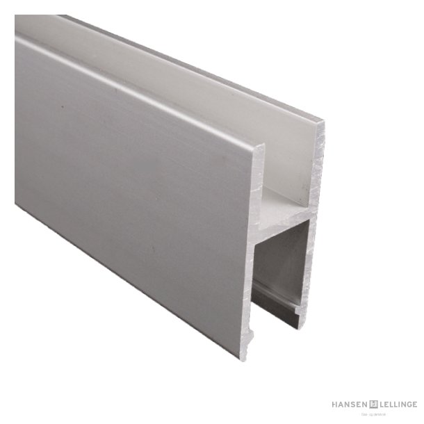 Robustus lbeskoprofil for 8-10 mm glas