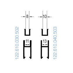 Robustus plastindlg for 8-12,76 mm