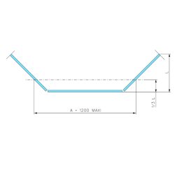 1658.**.0D19 stabilisationsstang glas/glas
