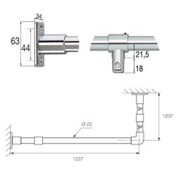 1659.**.0 mat krom stabilisationsstang for hjrne