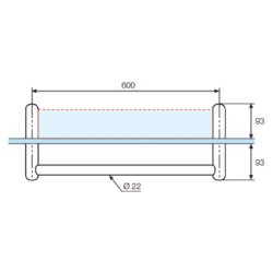 1664.**.0 hndkldestang og glashyldebeslag