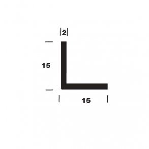 V-profil B15*B15*2