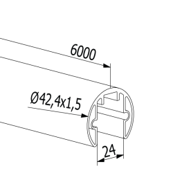 H�ndliste �42,4 mm