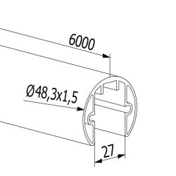 H�ndliste �48,3 mm