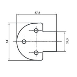 2814.30.7 afstandsstykke