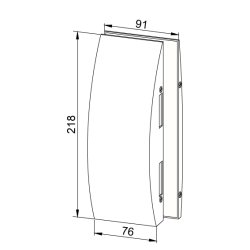 25.206/25.207 Office Arcos modkasse med slutblik