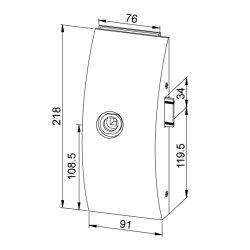25.264/25.265 Office Arcos ls uden cylinder