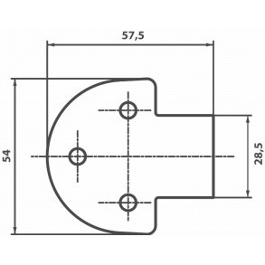 2814.99.5 afstandsstykke