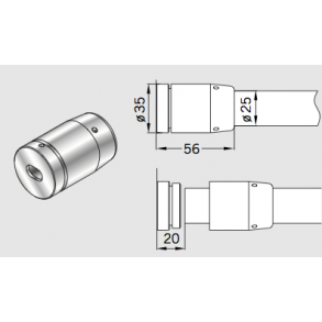 Dorma 29.445 Manet vgbsning murbsning f/vgmontage af 25 