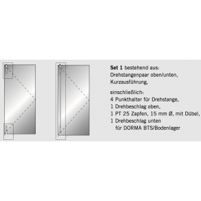 Dorma 29.910 Manet 1 Compact pinoldrsst 