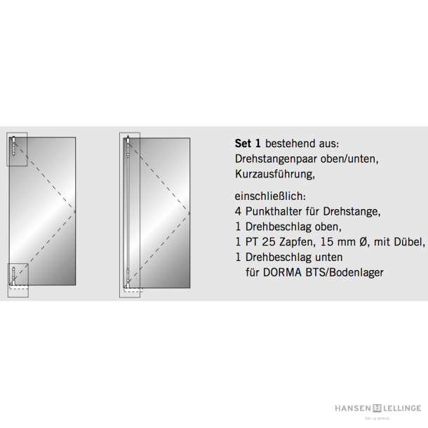 Dorma 29.910 Manet 1 Compact pinoldrsst 