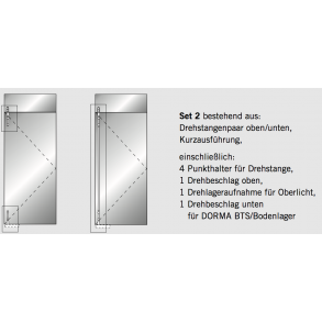 Dorma 29.912 Manet 2 Compact pinoldrsst