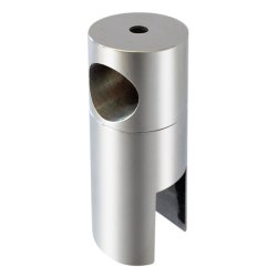 Justerbart ende glasbeslag for 15 mm