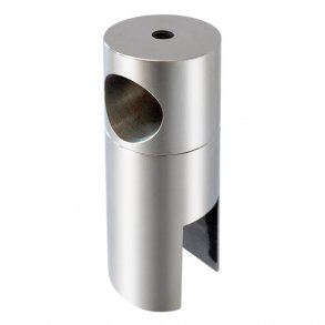 Justerbart ende glasbeslag for 15 mm