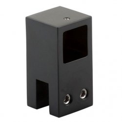 Glasbeslag ende for 20x20 mm