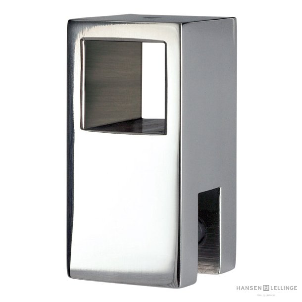 Glasbeslag ende for 20x20 mm