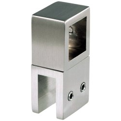 360&deg; justerbart glasbeslag for 20x20 mm